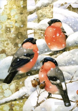  birds Oil Painting - marjolein bastin birds